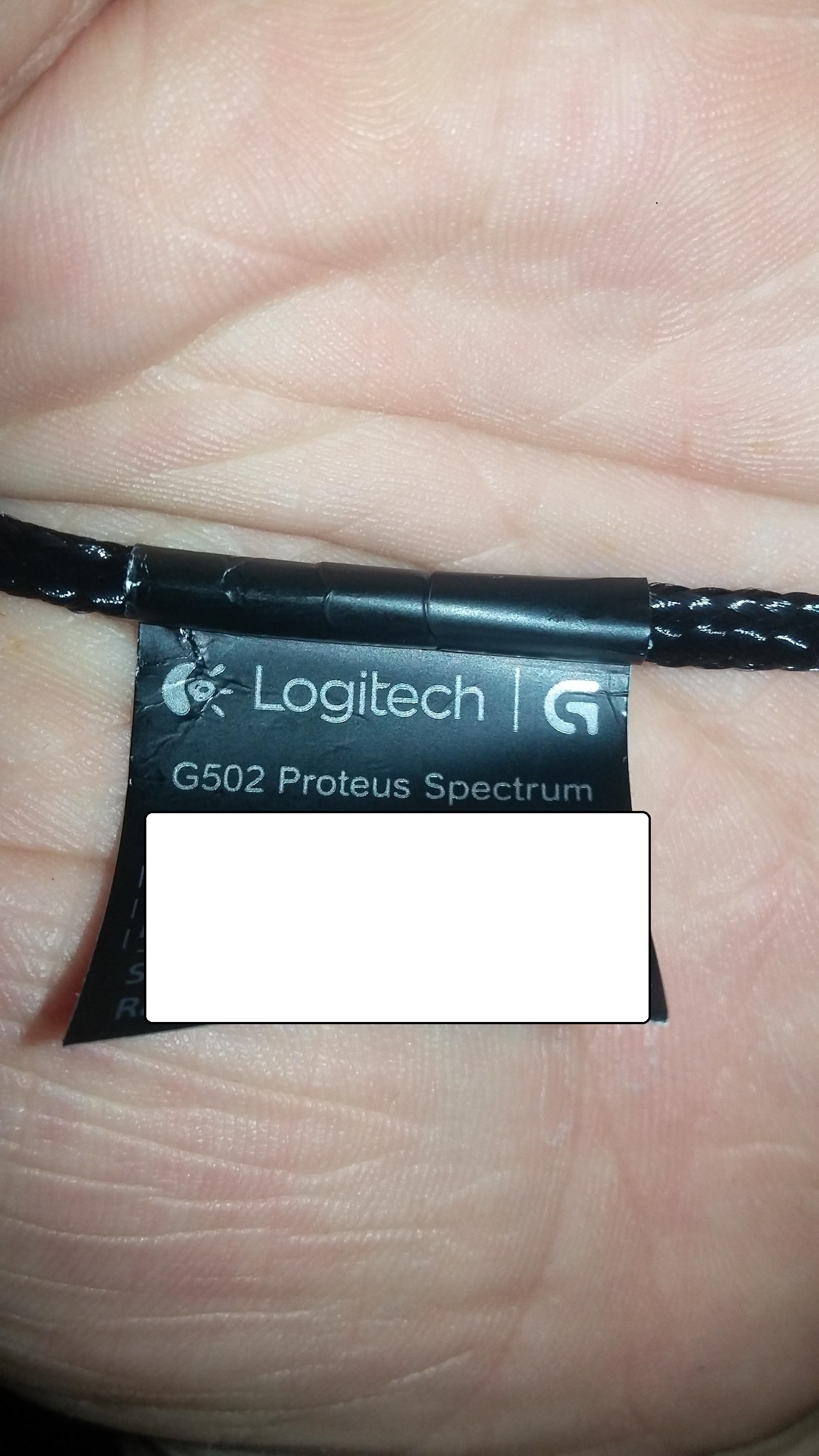 find logitech webcam serial number
